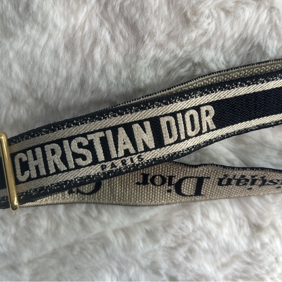 Dior Black Saddle Bag Strap (adjustable) - Picture 5 of 6